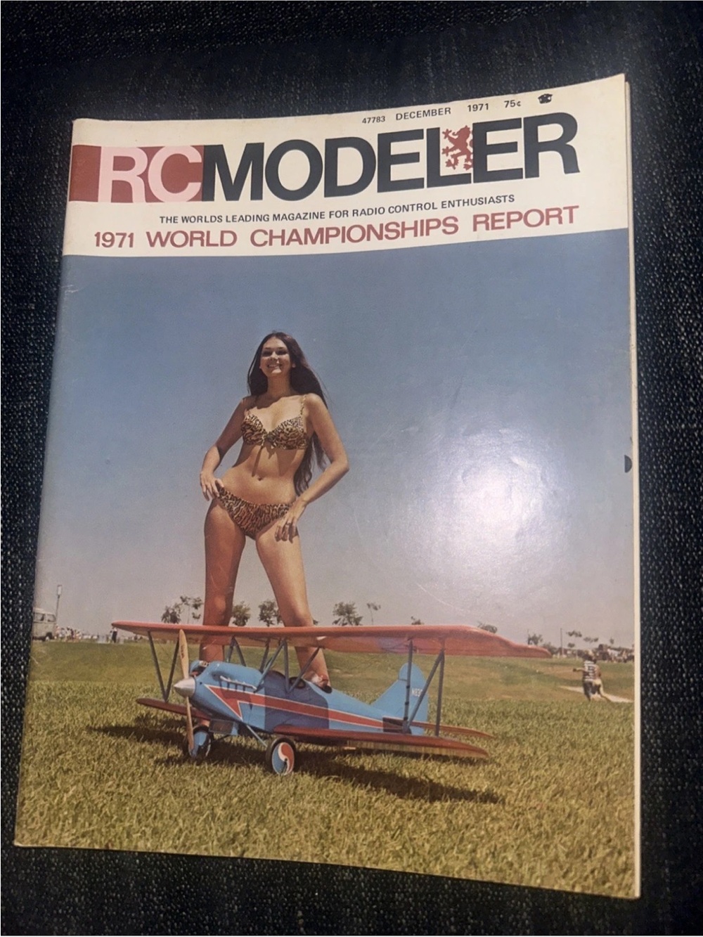 Vintage RC Modeler Magazine December 1971 World Championships Radio Control RARE